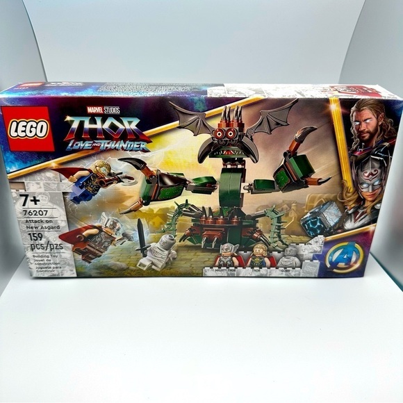Retired LEGO Marvel Attack on New Asgard 76207 – Thor Love & Thunder Set – NIB - Picture 1 of 6